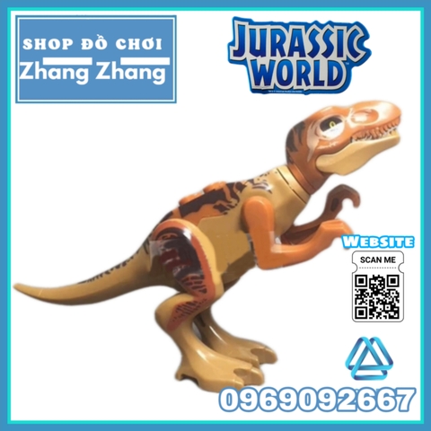 Xếp hình khủng long Công viên kỷ Jura - dinosaurs JURASSIC CENTURY - Jurassic Park - Lego Minifigures Jun Hua YG77037