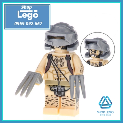 Xếp hình Lego Người Sói Wolverine Batpool Spider Gwen Flash Batmite Ninja Strike Weapon-X Lego Minifigures Pogo Pg8147