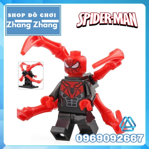 Xếp hình Symbiote Iron Man - Venom - Wolverine - Spider-Man - Deadpool Lego Minifigures WM6044