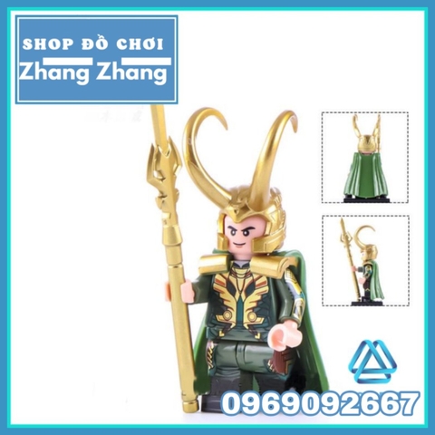 Xếp hình tuyển tập Loki Avengers trong TVA và Ragnarok mới nhất 2021 Lego Minifigures WM6118