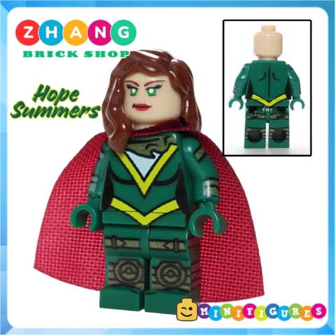 Xếp hình Hope Summers, Black Mamba
 - Red Arrow
 - Firestar siêu anh hùng Marvel Lego Minifigures POGO PG8120