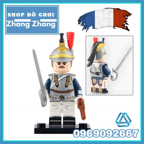 Đồ chơi xếp hình Quân viễn chinh đông dương Đế quốc Pháp thế kỷ 19 Minifigures N005 008