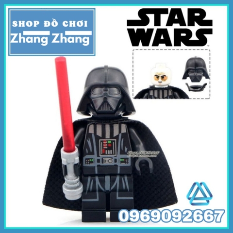 Xếp hình Star Wars nhân vật Darth Vader học trò Sith Lord Palpatine Lego Minifigures POGO PG633