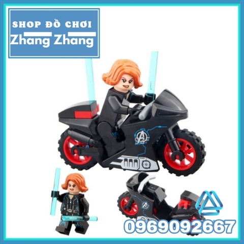 [179 hình] Xếp hình Crossbones Hazard Heist Falcon và Black Widow mới nhất Lego Minifigures Decool 7121
