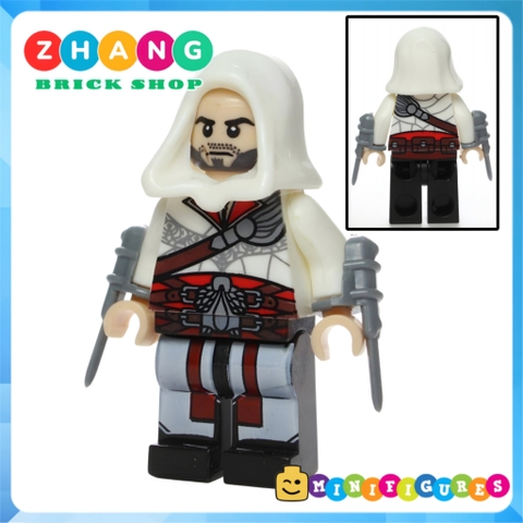 Đồ chơi xếp hình Assassin creed gồm Kenway Firenze Dorian Firenze Cormac Dorian Minifigures POGO PG8020