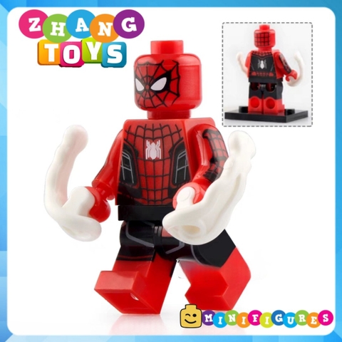 Xếp hình Lego Spider-Man Far From Home Mysterio Peter Parker Nick Fury Happy Hogan Hydro Man Lego Minifigures Xinh X0249