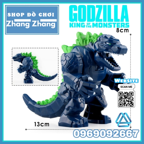 [13cm] Xếp hình Super Godzilla King of The Monster Bigfigures Lego Minifigures PRCK GXL049
