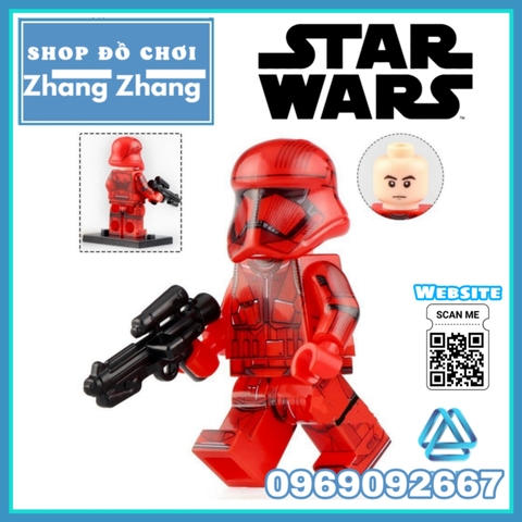 Xếp hình Star Wars Kaydel Poe Jannah Rose The Mandalorian Sith Trooper Lego Minifigures WM6082