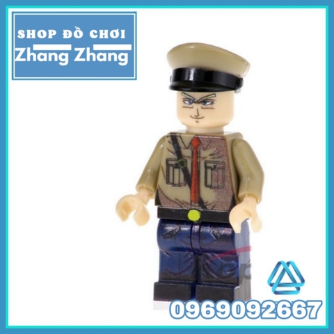 Xếp hình Dragon Ball Z General Blue trong 7 viên ngọc rồng Lego Minifigures Kopf KF2029 KF8033