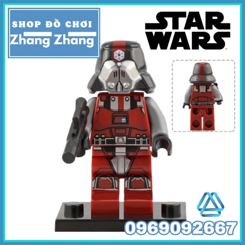 Xếp hình Star Wars Sith Trooper - Han Solo - Luke Skywalker- Snoke- George Lucas Lego Minifigures WM6039