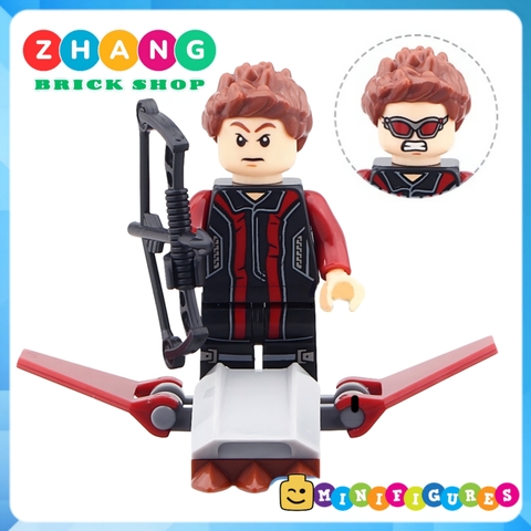Đồ chơi Xếp hình Avengers Captain America Hulk Nick Fury Hawkeye Ironman Thor Black Widow Maria Hill Minifigures SY619