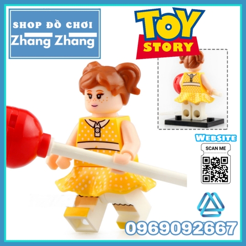 Xếp hình Toys Story Buzz Lightyear Woody Jessie Alien Bunny Bo Peep Gabby Duke Caboom Lego Minifigures Wm6060