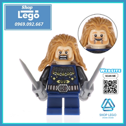 Xếp hình The Lord of the Rings Fili Dain Kili Oin Gloin Dori Goblin Gundabad Orc Lego Minifigures Pogo PG8183