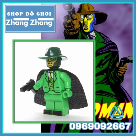 Xếp hình Sandman Wesley Dodds New Earth Lego Minifigures Kopf kf8026 KF416