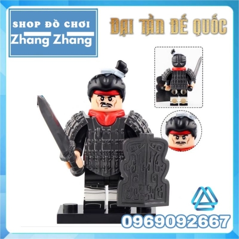 Xếp hình Đại quân Đại Tần của Tần Thủy Hoàng Xuân thu chiến quốc Lego Minifigures Koruit KT1088