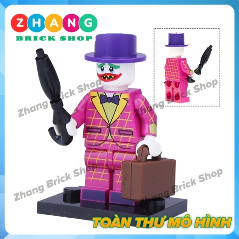 Mô hình nhân vật Gã hề Joker Clown trong người dơi Batman Decool 0289 0294 Zhang Brick Shop