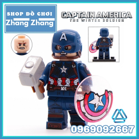 Xếp hình Captain America The Avengers Endgame Lego Minifigures Koruit Xp228