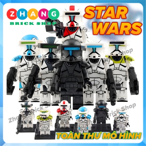 Xếp hình Star Wars Clone Commando chiến tranh giữa các vì sao Lego Minifigures Koruit KT1048