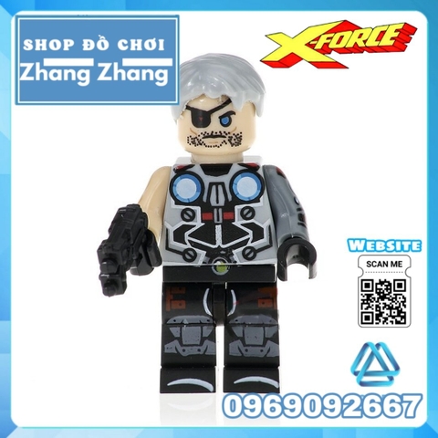 Xếp hình Dr. Nemesis 
 - Colossus 
 - Sabretooth 
 - Bishop
 - Executioner Siêu anh hùng Lego Minifigures POGO PG8081