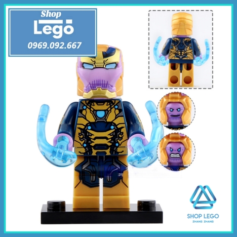 Xếp hình Tuyển tập Iron-man Thanos Warmachine  mk1 Lego Minifigures xinh X0252