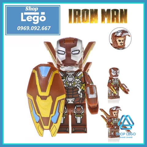 Xếp hình tuyển tập Ironman các mẫu đẹp nhất Lego Minifigures Kopf KF6093