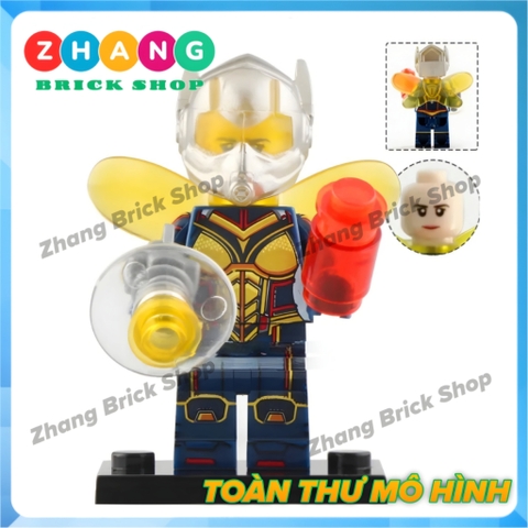 Xếp hình Avenger Thor Captain Marvel Ant man dr Strage  Wasp Scarnet Witch War Machine Iron Man Lego Minifigures Wm6063