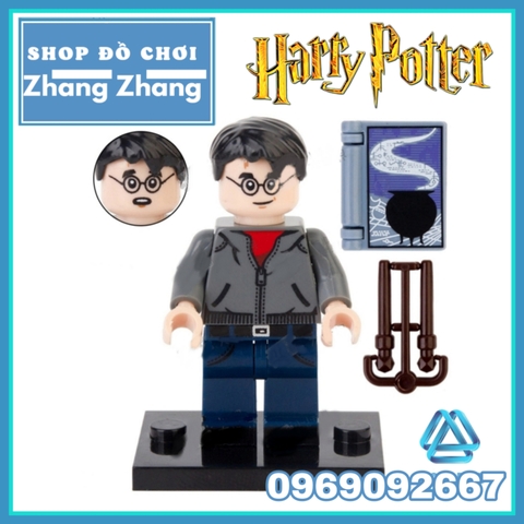 Xếp hình Harry Potter - Hermion - Ginny Weasley - Moaning Myrtle - Ron - Fred Lego Minifigures POGO PG8285