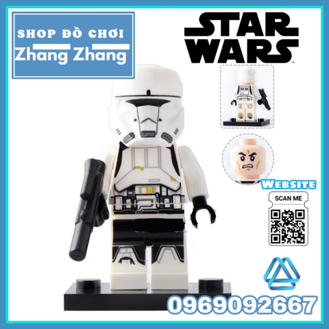 Xếp hình Star Wars Rebel - Imperial - Lor San Tekka - Stormtrooper - Tusken - AT-AT Lego Minifigures Lele C001 008