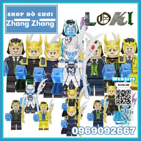 Đồ chơi xếp hình Loki TVA trong Thor Minifigures Kopf KF6141