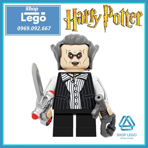 Xếp hình Harry Potter - Kingsley Shacklebolt - Dumbledore - James Potter - Lily Potter Lego Minifigures POGO PG8286
