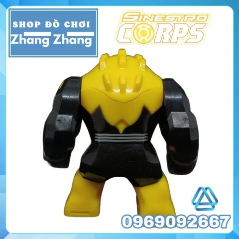 Đồ chơi Xếp hình Yellow Lantern Arkillo Siêu anh hùng Sinestro Green Lantern BigFigures Minifigures Xinh XH894