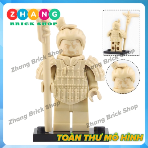 Xếp hình Đội quân đất nung Tần Thủy Hoàng Terra Cotta Warrior Lego Minifigures Koruit KT1089