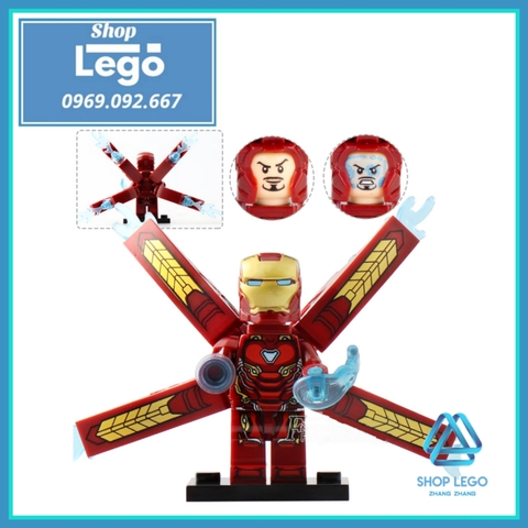 Xếp hình Avengers: Infinity War Vision Proxima Midnight Wasp Dr Strange Gamora Iron Man MK50 Lego Minifigures Xinh X0187