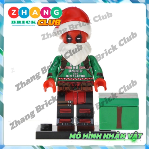 Mô hình nhân vật giáng sinh Hulk Deadpool Spider Man Wolverine Supergirl Groot Marry Christmas POGO PG8185