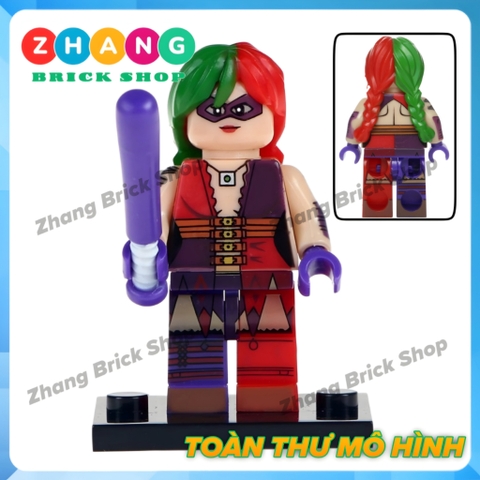 Xếp hình Thành phố Gotham Batman, Harley Quinn, Banshee, Condiment King Lego Minifigures POGO PG8100