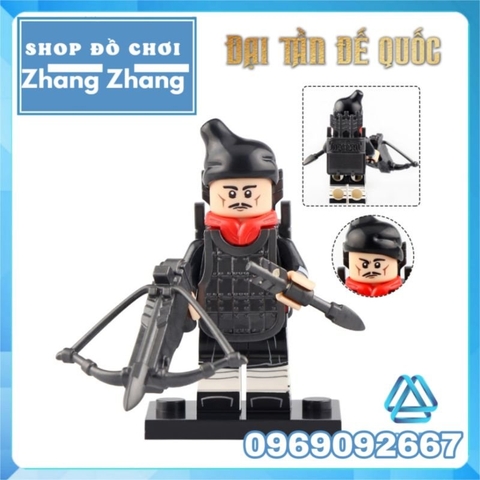 Xếp hình Đại quân Đại Tần của Tần Thủy Hoàng Xuân thu chiến quốc Lego Minifigures Koruit KT1088