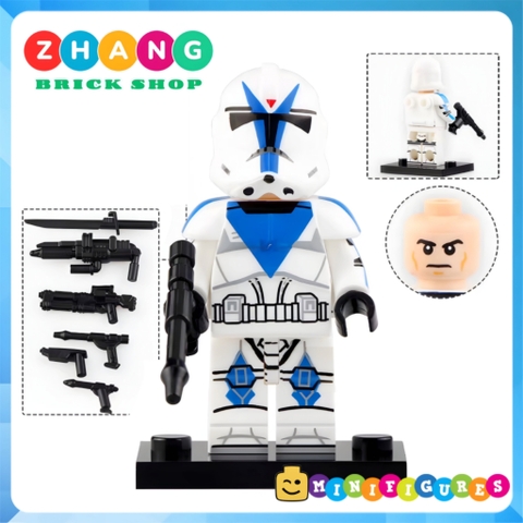 Xếp hình Star Wars binh đoàn Armored Clone Trooper mới nhất 2021 Lego Minifigures Xinh X0300