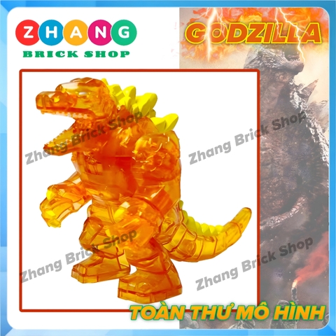 [13cm] Xếp hình Red Lotus Godzilla Đế vương bất tử siêu to Lego Minifigures GXL047
