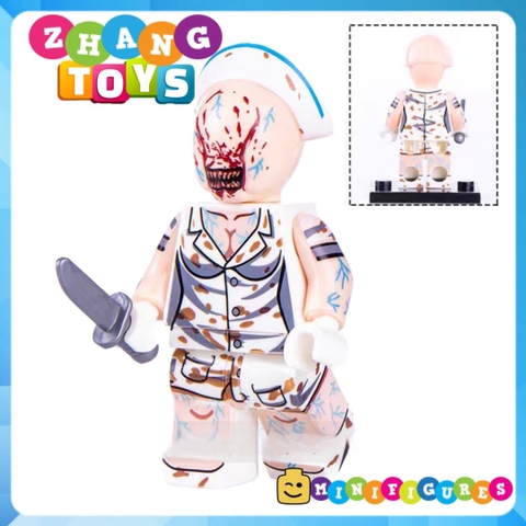 Xếp hình Jack Torrance Chainsaw Killer - Jason - Sam Elvira Twisty the Clown Pyramid Head Nurse Lego Minifigures WM6101