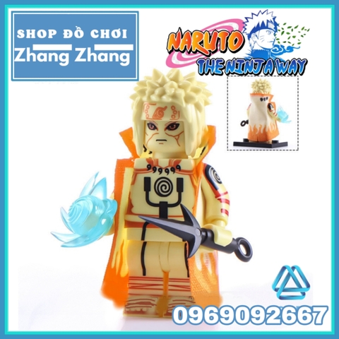 Xếp hình Naruto - Minato - Orochimaru - Yakushi Kabuto - Senju Tobirama - Hashirama - Killer Bee Lego Minifigures WM6108