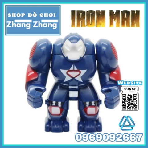 Xếp hình mô hình Ironman Lego Minifigures Bigfigures MR298 Kopf KF8001