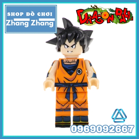 Xếp hình Dragon Ball Son goku Gohan Raditz Major Metallitron Lego Minifigures POGO PG8169