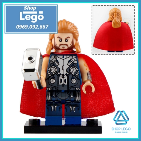 Xếp hình Thor và gia đình sấm sét mới nhất 2019 Lego Minifigures Xinh x0269