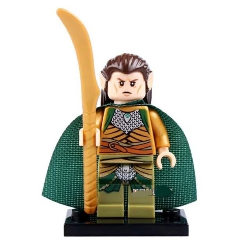 Xếp hình Haldir - Tauriel - Legolas - Mirkwood Elf Chief - Legolas - Elrond Lego Minifigures Pogo PG8027