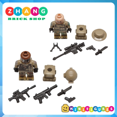 Xếp hình thủy quân lục chiến Mỹ United States Marine Corps Modern War Lego Minifigures Decool 308 311