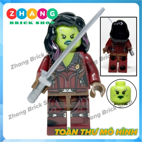 Mô hình nhân vật Star lord Ronan Rocket Raccoon Nebula Gamora Drax Becool 0175 0180 Zhang Brick Shop