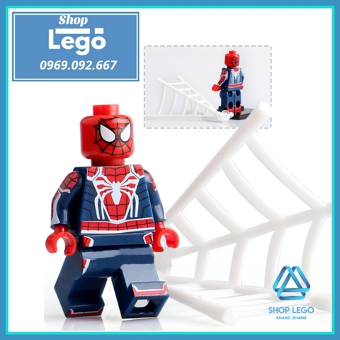 Xếp hình Spider man : Homecoming Vulture Iron Man Silk Masked Robber Spider-Man Lego Minifigures Xinh X0168