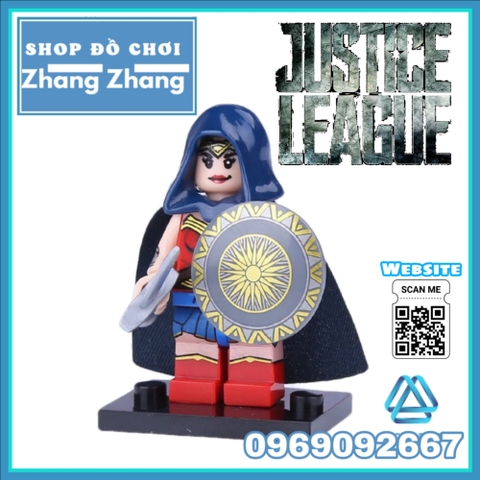 Xếp hình Jutice League Bathero - Flash - Aquaman - Wonder Woman - Cyborg - Superman Lego Minifigures Decool 0282 0287