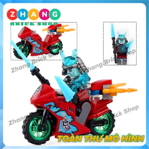Xếp hình Ninjago Jay - Zane - Kai - Lloyd - Nya - Cole - Ice Emperor - General Vex Lego Minifigures PRCK 61015