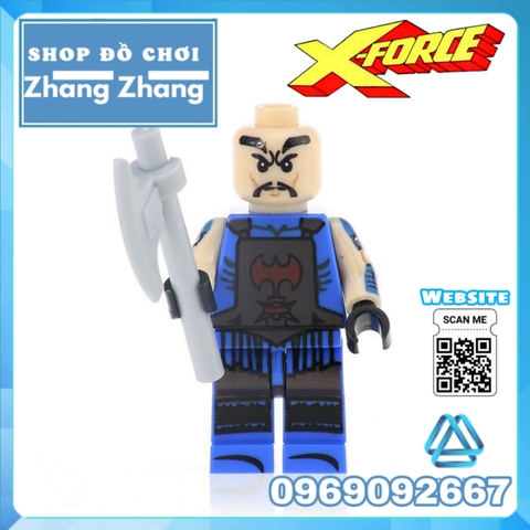 Xếp hình Dr. Nemesis 
 - Colossus 
 - Sabretooth 
 - Bishop
 - Executioner Siêu anh hùng Lego Minifigures POGO PG8081